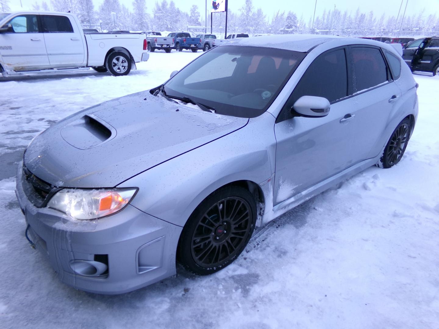 2013 Silver /Black Subaru Impreza WRX STI WRX STI (JF1GR8H66DL) with an 2.5L EJ257 4-Cyl Boxer Turbo engine, 6-Speed Manual transmission, located at 2630 Philips Field Rd., Fairbanks, AK, 99709, (907) 458-0593, 64.848068, -147.780609 - Photo#0